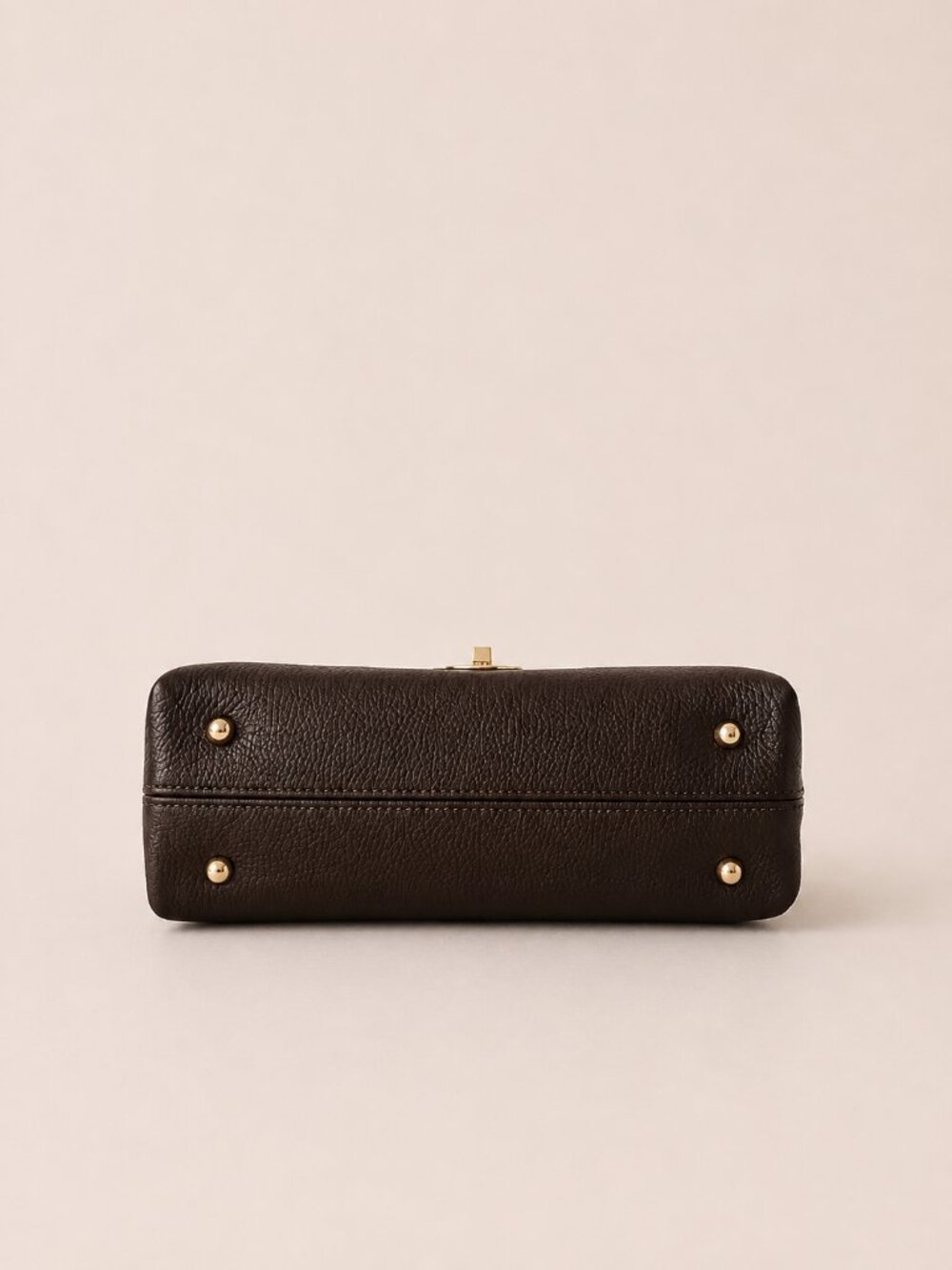 Dark Brown Italian Leather Crossbody Bag, Structured Shoulder Purse - Picture 9 of 12